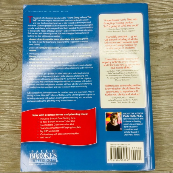 Paula Kluth You're Going to Love This Kid Teaching Students w Autism 2nd edition - Picture 4 of 9